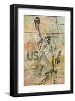 USA-null-Framed Art Print