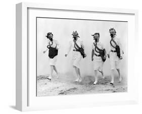 USAAF Nurses Gas Mask Drill, 1942-Science Source-Framed Giclee Print