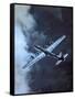 USAF B-29 Superfortress Bomber in Flight-null-Framed Stretched Canvas