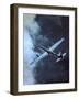 USAF B-29 Superfortress Bomber in Flight-null-Framed Photographic Print