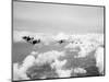 USAF P-47 Thunderbolts in Flight-null-Mounted Photographic Print