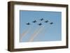 Usaf Thunderbirds Flying in Formation-Sheila Haddad-Framed Photographic Print