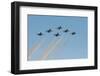 Usaf Thunderbirds Flying in Formation-Sheila Haddad-Framed Photographic Print