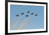 Usaf Thunderbirds Flying in Formation-Sheila Haddad-Framed Photographic Print