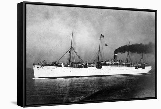 USAT Sherman Ship-Lantern Press-Framed Stretched Canvas