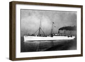 USAT Sherman Ship-Lantern Press-Framed Art Print