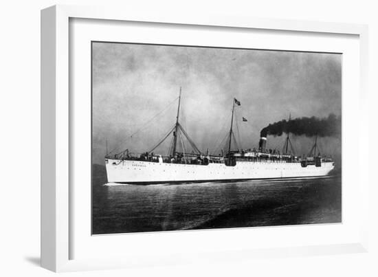 USAT Sherman Ship-Lantern Press-Framed Art Print