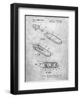 USB Flash Drive Patent-Cole Borders-Framed Art Print