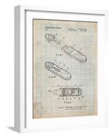 USB Flash Drive Patent-Cole Borders-Framed Art Print