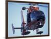 USCG Dauphin Helicopter Arrives at McMurdo Station, Antarctica-William Sutton-Framed Photographic Print