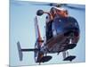 USCG Dauphin Helicopter Arrives at McMurdo Station, Antarctica-William Sutton-Mounted Photographic Print