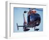 USCG Dauphin Helicopter Arrives at McMurdo Station, Antarctica-William Sutton-Framed Photographic Print