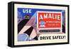 Use Amalie Pennsylvania Motor Oil-null-Framed Stretched Canvas