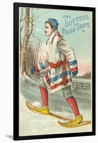 Use Lutted's Cough Drops Victorian Trading Card Advertisement-null-Framed Giclee Print