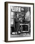 Used Life Cover 1-7-1946 of England's Prime Minister Winston Churchill Painting a Picture-null-Framed Photographic Print