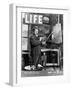 Used Life Cover 1-7-1946 of England's Prime Minister Winston Churchill Painting a Picture-null-Framed Photographic Print