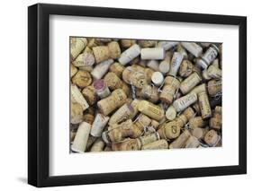 Used Wine and Champagne Corks-Yehia Asem El Alaily-Framed Photographic Print