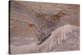 Usedom, Baltic Sea Beach, Escarpment with Sediment Layers-Catharina Lux-Stretched Canvas