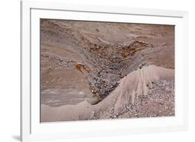 Usedom, Baltic Sea Beach, Escarpment with Sediment Layers-Catharina Lux-Framed Photographic Print