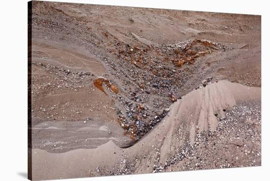 Usedom, Baltic Sea Beach, Escarpment with Sediment Layers-Catharina Lux-Stretched Canvas