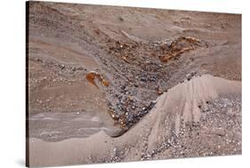 Usedom, Baltic Sea Beach, Escarpment with Sediment Layers-Catharina Lux-Stretched Canvas