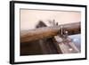 Usedom, Baltic Sea, Beach, Fishing Boat, Detail-Catharina Lux-Framed Photographic Print