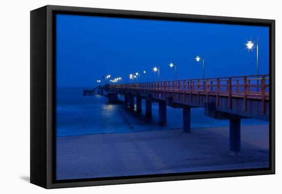 Usedom, Baltic Sea Spa Bansin, Pier-Catharina Lux-Framed Stretched Canvas