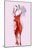 Useless Deer-Robert Farkas-Mounted Giclee Print