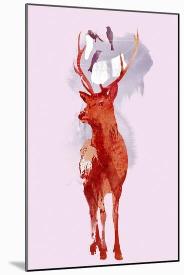 Useless Deer-Robert Farkas-Mounted Giclee Print