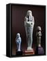 Ushabti, Funerary Figurines Glazed Clay, Late Period-null-Framed Stretched Canvas