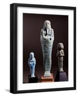 Ushabti, Funerary Figurines Glazed Clay, Late Period-null-Framed Giclee Print