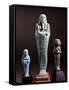 Ushabti, Funerary Figurines Glazed Clay, Late Period-null-Framed Stretched Canvas