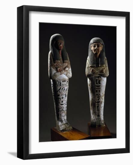 Ushabti of Nebenmaat Depicting Servant of Seat of Truth-null-Framed Giclee Print