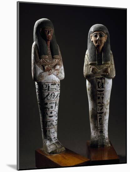 Ushabti of Nebenmaat Depicting Servant of Seat of Truth-null-Mounted Giclee Print