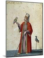 Usher to Great Selim with Parrots-Jacopo Ligozzi-Mounted Giclee Print