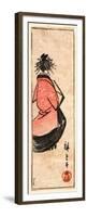 Ushiro Muki Oiran Zu-Utagawa Hiroshige-Framed Premium Giclee Print