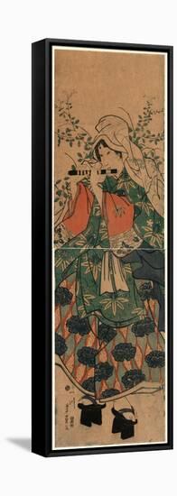 Ushiwakamaru-Utagawa Yoshikazu-Framed Stretched Canvas