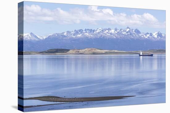 Ushuaia Anchorage, Tierra Del Fuego, Patagonia, Argentina-Peter Groenendijk-Stretched Canvas