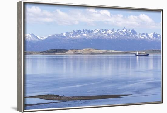 Ushuaia Anchorage, Tierra Del Fuego, Patagonia, Argentina-Peter Groenendijk-Framed Photographic Print