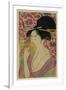 Using a Comb Like a Fan-Kitagawa Utamaro-Framed Art Print