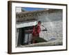 Using Solar Panel to Cook, Sera Temple, Lhasa, Tibet, China-Keren Su-Framed Photographic Print