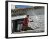 Using Solar Panel to Cook, Sera Temple, Lhasa, Tibet, China-Keren Su-Framed Photographic Print