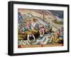 Using Sponges to Collect Naphtha from the Surface of the Waves-Jan van der Straet-Framed Giclee Print