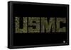 USMC Battles Text Poster-null-Framed Poster