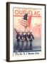 USMC Color Guard-null-Framed Art Print