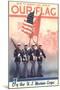 USMC Color Guard-null-Mounted Art Print