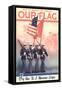 USMC Color Guard-null-Framed Stretched Canvas