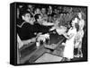 USO Canteen Shirley Temple-null-Framed Stretched Canvas