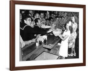 USO Canteen Shirley Temple-null-Framed Photographic Print