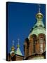 Uspenski Cathedral, an Eastern Orthodox Cathedral Overlooking the City, Helsinki, Finland-Nancy & Steve Ross-Stretched Canvas